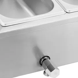 Royal Catering Bain Marie 6 GN 1/3 Behälter -