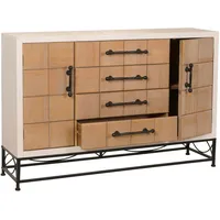 Mendler Kommode HWC-N30, Schrank Sideboard Highboard mit Türen und