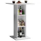 VCM Bartisch Standos 70 x 108 x 70 cm Weiß