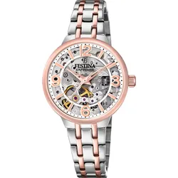 Festina Automatik Damen Automatik F20615/1 - silber - 32.5mm