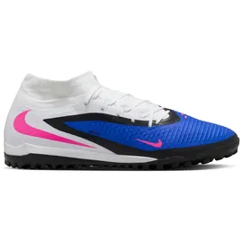 Nike Phantom 6 High Academy TF Herren Racer Blue/Pink Blast/White 43