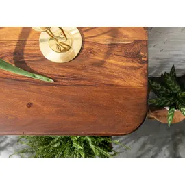 Massivmoebel24 Highboard 166 x 145 x 40 cm Walnuss