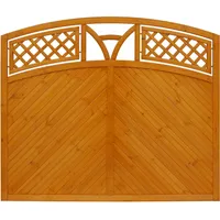 Andrewex Sichtschutzelement Toulon 180 x 150 cm Braun Holz
