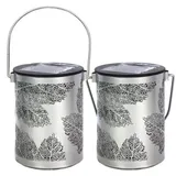 Hti-Living Solarlaterne Blatt, 2er Set Luna