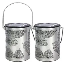 Hti-Living Solarlaterne Blatt, 2er Set Luna