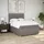 vidaXL Boxspringbett 140 x 200 cm Taupe