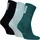 Puma UNISEX LOGO SHORT CREW Socken 3er Pack Blau 39-42