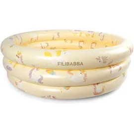 Filibabba Alfie Unicorn Shores Baby-Pool 80 x 80 x 35 cm (Multicolor)