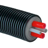 Armacell Fernwärmeleitung Kombirohr, 2 Heizungsrohre, 1 Warmwasserleitung, 1 Zirkulationsleitung (Ausführung: Ø160 mm. 2x32x2.9 - 25x3.5 - 20x2.8)