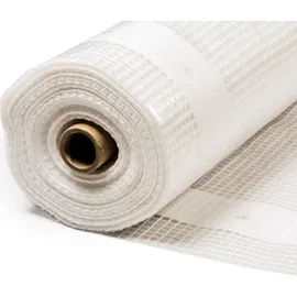 KLASEBO® Gitterplane für Gerüste 2,70 x 10 m 200 g/m2 Weiss/transluzent