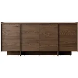 Mirjan24 Kommode Japandi K4D 200 x 90 x 38 cm Braun