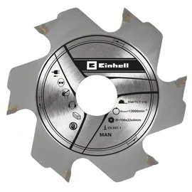 Einhell Fräserblatt 100 x 22 x 4,0 mm 6Z