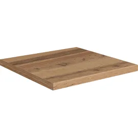 kochstation Arbeitsplatte KOCHSTATION "KS-Universal", braun (wotaneichefarben), B:220cm H:3,8cm T:60cm, Spanplatte, Tischplatten, Stärke 38 mm, verschiedene Breiten, CPL-Beschichtung