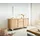 DeLife Sideboard Live-Edge 150 cm Eiche Natur 3 Schübe 2 Türen Sideboards, Baumkantenmöbel, Massivholzmöbel, Massivholz