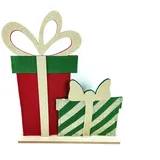 Trendline Trend Line Dekofigur Weihnachtsgeschenke Holz 40,5 grün|rot