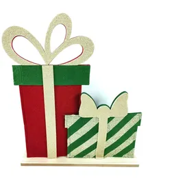 Trendline Trend Line Dekofigur Weihnachtsgeschenke Holz 40,5 grün|rot