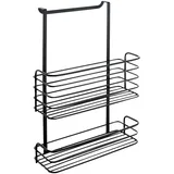 Metaltex Hängeregal Metall 11,7 x 26,4 x 36,3 cm Schwarz
