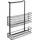 Metaltex Hängeregal Metall 11,7 x 26,4 x 36,3 cm Schwarz