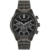Bulova Herren Chronograph Quarz Uhr mit Edelstahl Armband 98A217