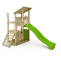 FATMOOSE Spielturm Klettergerüst FruityForest mit Rutsche, Kletterturm mit Sandkasten,