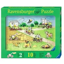 RAVENSBURGER 3652 Kinderpuzzle CLAAS Traktoren