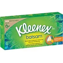 Kleenex® Taschentücherbox balsam 4-lagig weiß, 56 Tücher