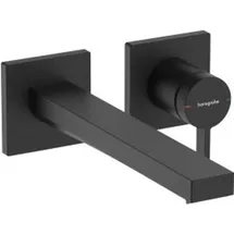 Hansgrohe Tecturis E Einhebel-Waschtischmischer Unterputz für Wandmontage EcoSmart+ mit Auslauf 22.5cm mattschwarz