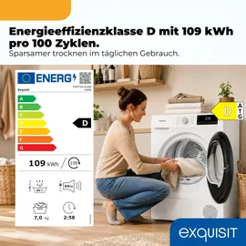 Exquisit TWP703-010D Wärmepumpentrockner (7 kg)
