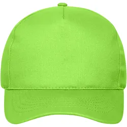 5 Panel Cap Bio Baumwolle - Farbe grün - Größe one size