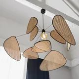 MARKET SET Screen XL 3-flg. 110 cm Holz/Schwarz