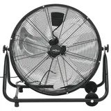vidaXL Trommelventilator 60 cm Bodenventilator Schwarz