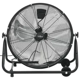 vidaXL Trommelventilator 60 cm Bodenventilator Schwarz
