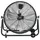 vidaXL Trommelventilator 60 cm Bodenventilator Schwarz