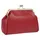 Cluty Abendtasche Leder Red