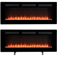 Dimplex Sierra 48 Optiflame Media Wandkamin 48′′/122cm Glas Elektrokamin