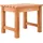 deluke Beistelltisch LOTTE eckig 51x39x43cm, Holz, Teak Kleiner Tisch Couchtisch für Wohnzimmer
