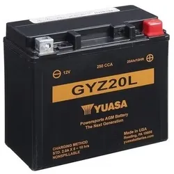 YUASA GYZ20L 12V 20Ah 250A Starterbatterie 21Ah