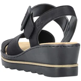 Rieker Keilsandalette Damen Schwarz 40