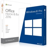 Windows 8.1 Pro + Office 2016 Home & Business Aktivierung