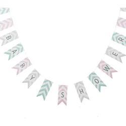 Chevron Mix | Baby Shower Girlande