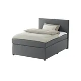 Möbel Kraft Boxspringbett 97 x 104 cm H3 Grau