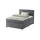Möbel Kraft Boxspringbett 97 x 104 cm H3 Grau