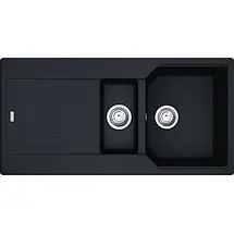 Franke Urban UBG 651-100 links Einbauspüle granit schwarz Handbetätigung 980 x 480 mm