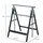 Homcom Gerüstbock 2 Stück Stahl 68x58x80-130 cm Schwarz höhenverstellbar
