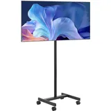 Vevor Rollbarer TV-Ständer Mobiler Fernsehstand für 431,8-1397mm Bildschirme