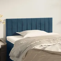 VidaXL Kopfteil Dunkelblau 100x5x78/88 cm Samt
