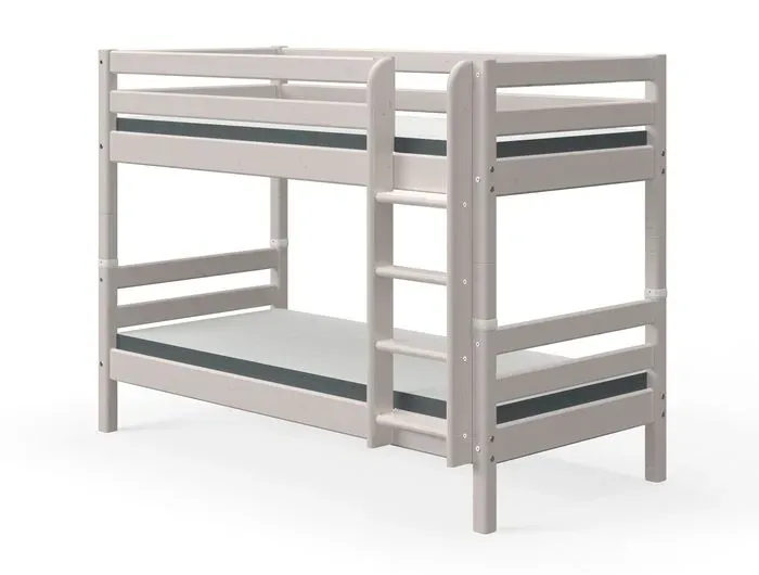 Flexa Etagenbett Classic 90 x 200 cm Holz Grau