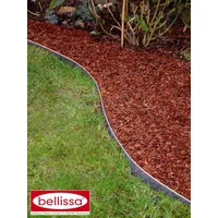 Bellissa Rasenkante 118x12,5 cm, Metall 10 Stck