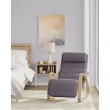 SONGMICS Schaukelsessel Relaxsessel, Relaxstuhl, verstellbare Fußstütze