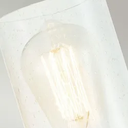 Licht-Erlebnisse Wandleuchte BRAGE Messing Transparent Vintage Design E27 60W LE121102